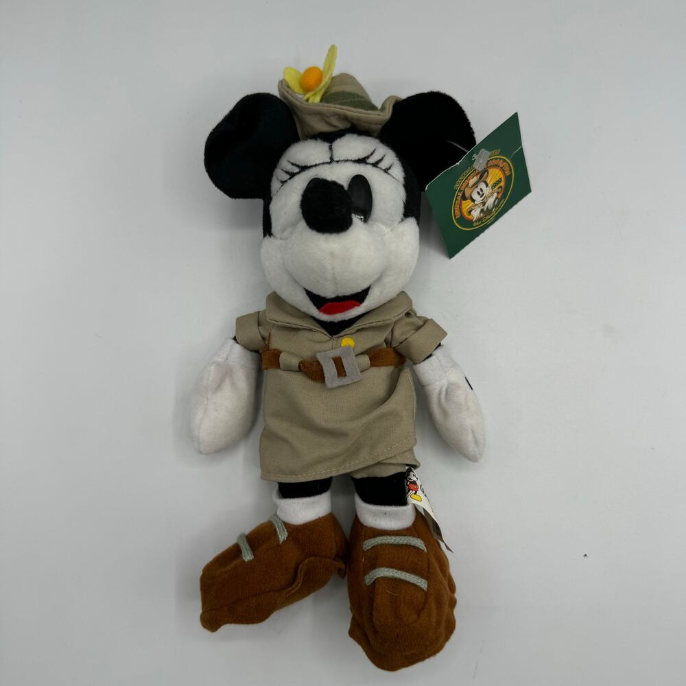 VTG Disney 1999 Official Disneyana Convention Safari Adventure Minnie Bean Bag - Picture 5 of 5